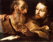 Gian Lorenzo Bernini Saint Andrew and Saint Thomas Norge oil painting reproduction